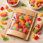 Doypack Papier Kraft 290x180x90 - 1000ml - duże okienko -25 szt. - obrazek 6