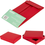 Pudełko ozdobne, składane 230x170x50 Czerwony Perłowy - 5 szt.