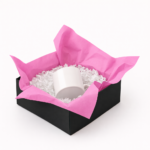 Bibuła ozdobna w arkuszach 50x70cm - Różowa, 100 szt. - obrazek 4