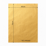 Bibuła ozdobna w arkuszach 50x70cm - Złoty, 100 szt. - obrazek 6