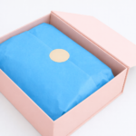 Bibuła ozdobna w arkuszach 50x70cm - Niebieska Jasna, 100 szt. - obrazek 5