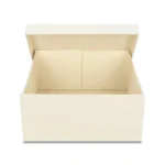 Pudełko składane EASYBOX Plus 220x220x100 Białe Kremowe - obrazek 3