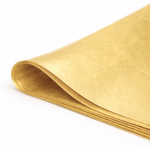 Bibuła ozdobna w arkuszach 38x50cm - Złoty, 100 szt. - obrazek 2