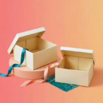 Pudełko prezentowe składane 30 x 30 x 14 cm, składane Kremowe - obrazek 9