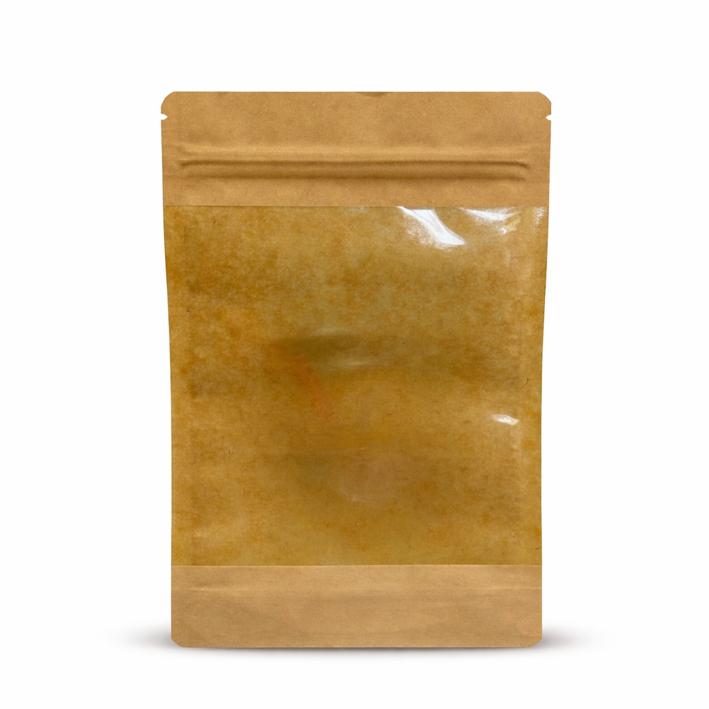 fb24c7cb226069dfc1563c854045e4bb-2.png Doypack Papier Kraft 225x130x70 - 500ml - duże okienko -25 szt. - obrazek 1